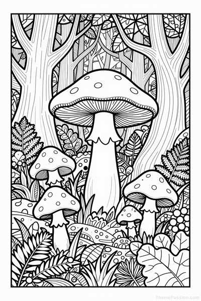 Nature Coloring Page